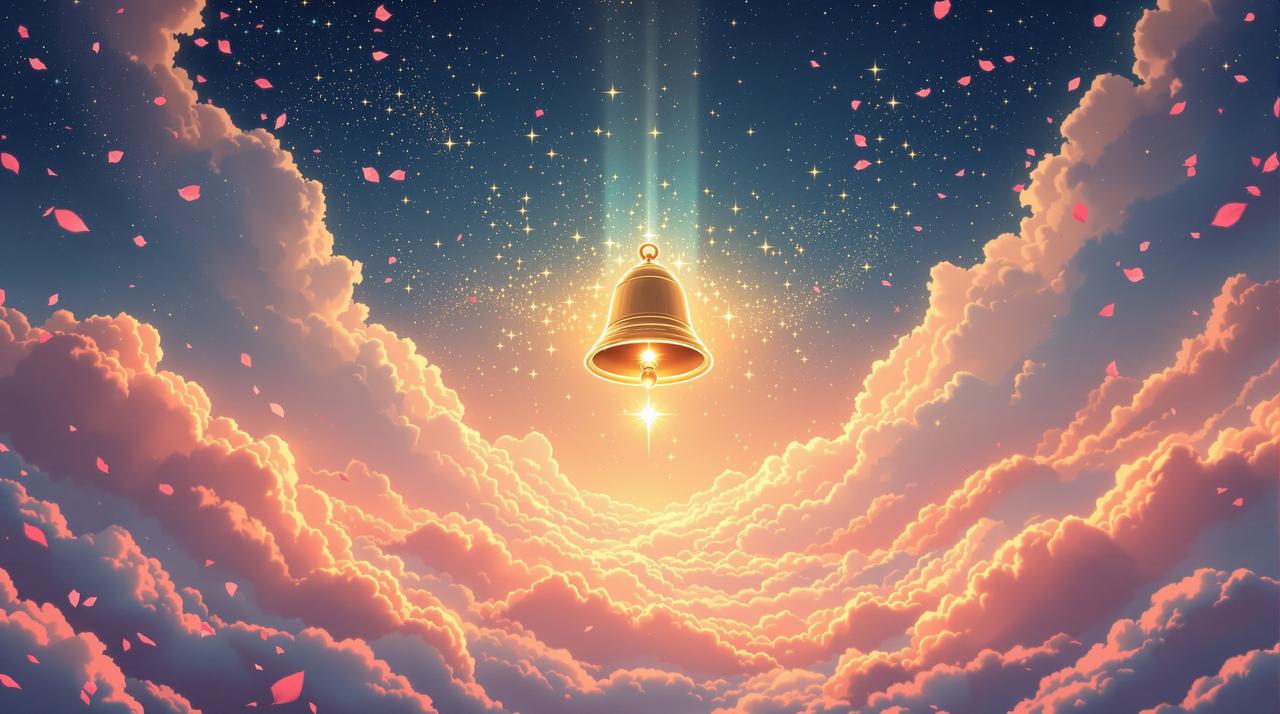 搞笑短剧免费观看全集品牌形象 - 金色铃铛在星光中闪耀